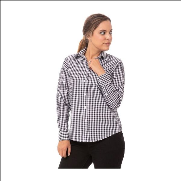 Womens Gingham Dress Shirt Thumbnail