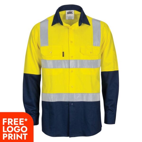 Cool Breeze Cotton Shirt with Hoop & Shoulder CSR Reflective Tape Thumbnail