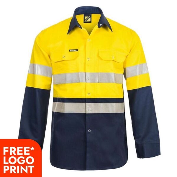 Mens Long Sleeve Shirt With Tape Thumbnail